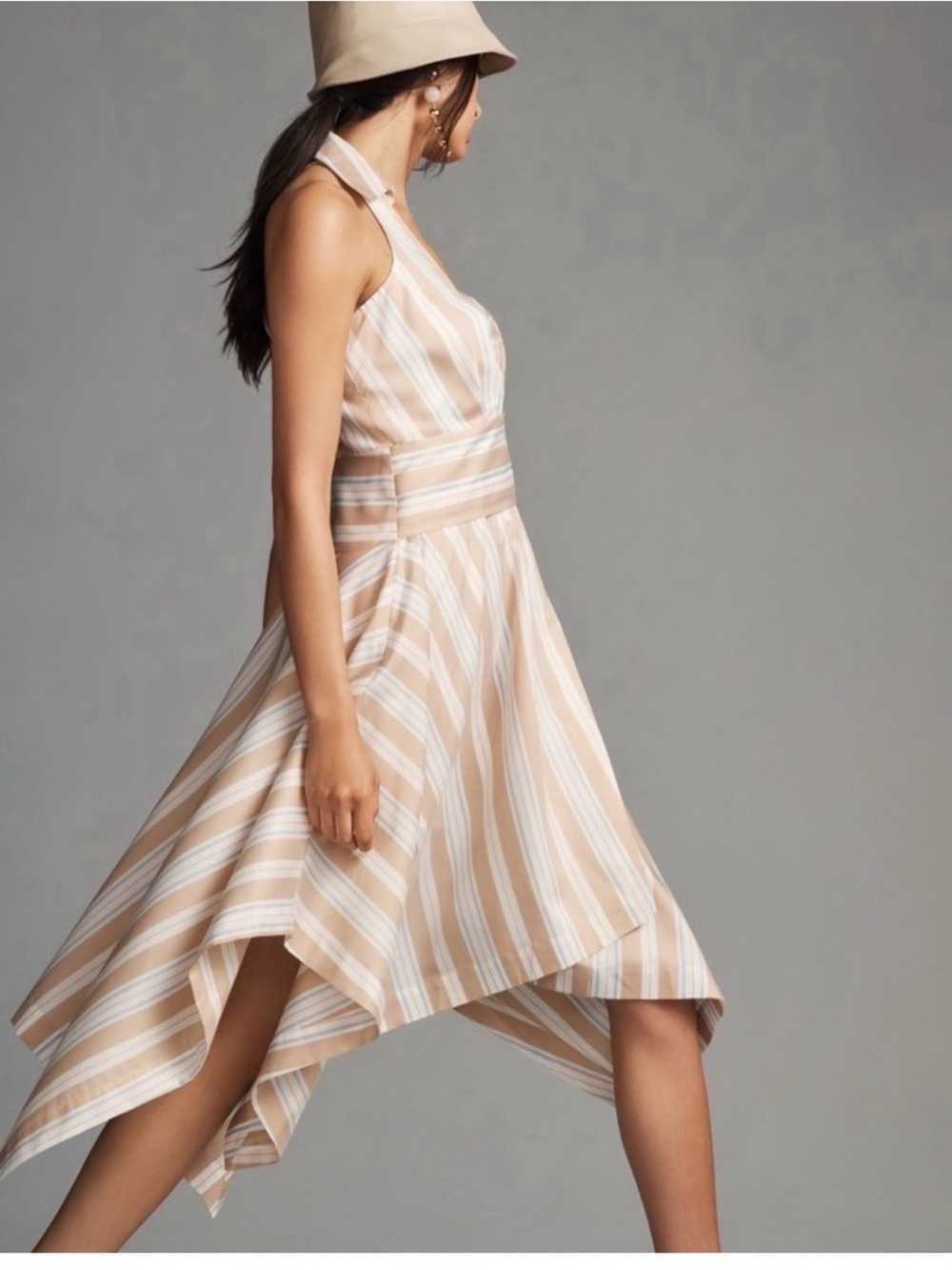 Anthropologie Maeve Asymmetrical Wrap Shirt Dress, EUC, Size 20W, Retail $180